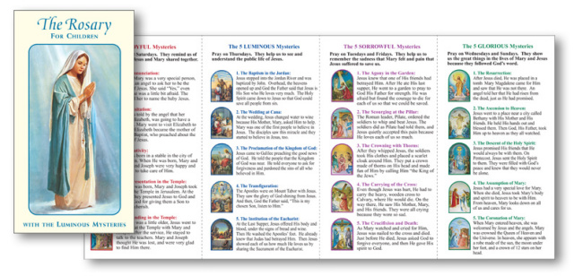 The Rosary for Children Folder
